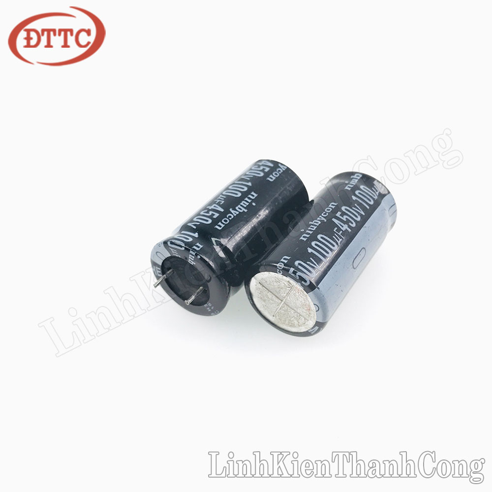 Tụ 100uF 450V Tháo Máy (18x35mm)