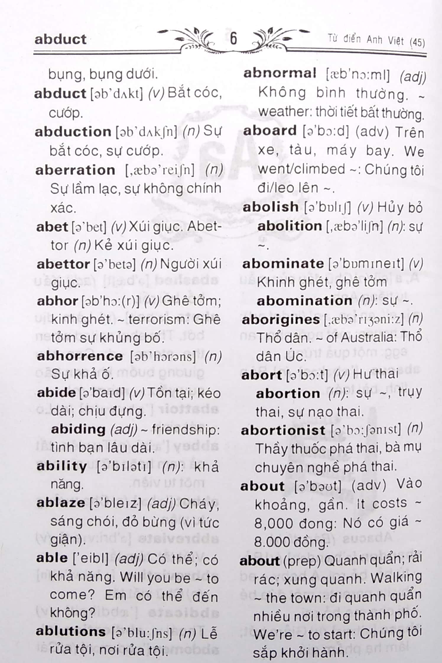 Fahasa - Từ Điển Anh - Việt Trên 45.000 Từ