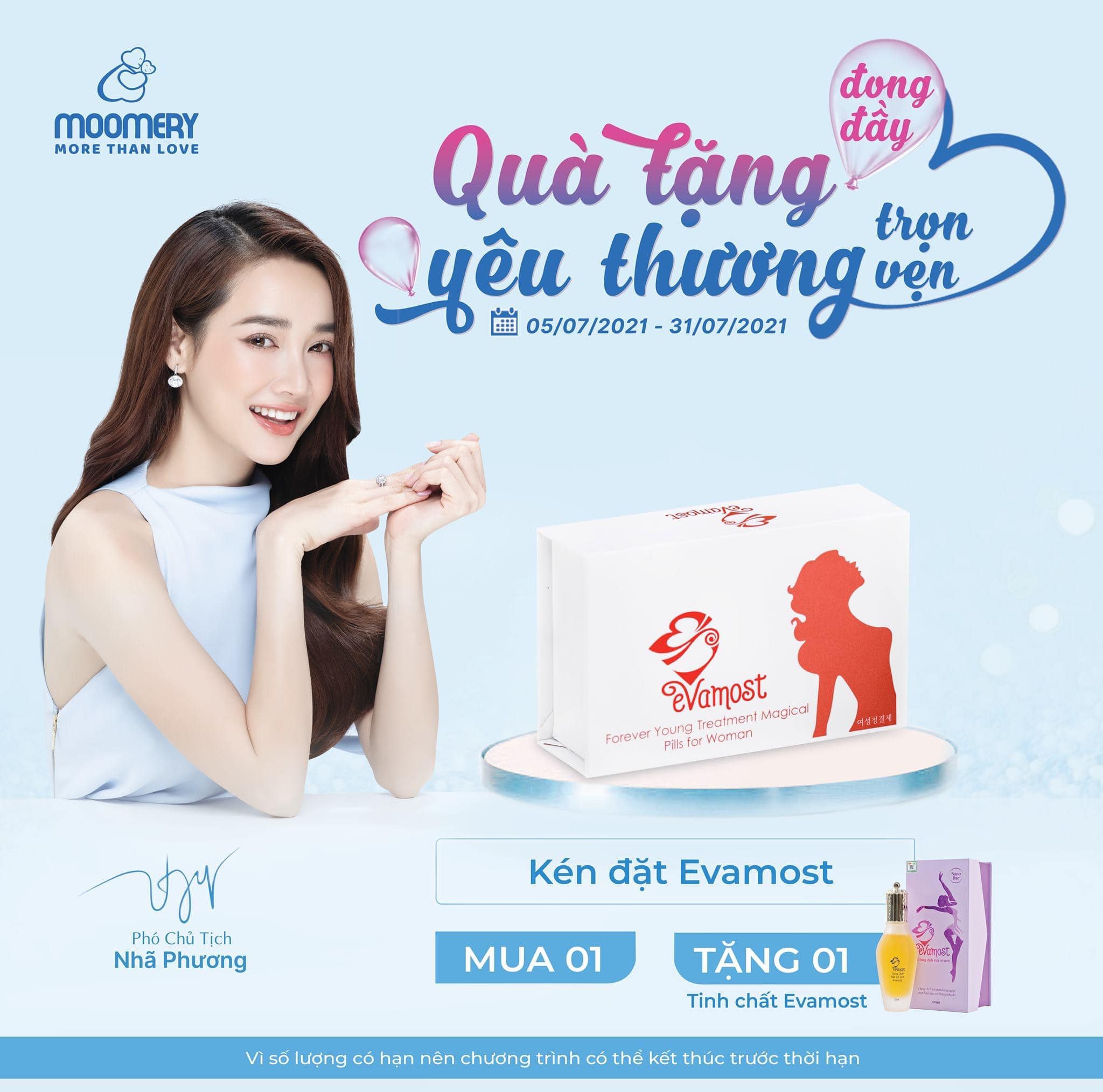 DUNG DỊCH VỆ SINH PHỤ NỮ EVAMOST CHÍNH HÃNG
