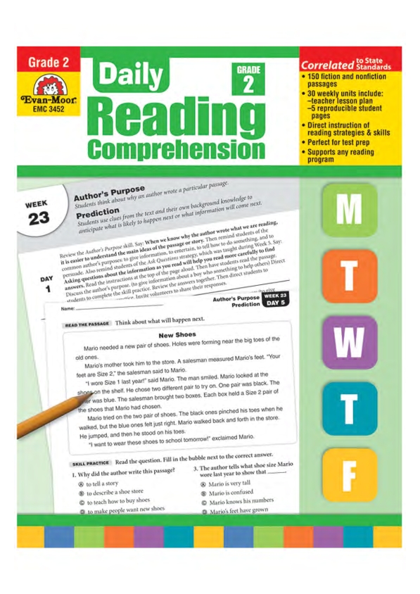 Daily reading comprehension - Evan moore - Sách luyện đọc hiểu tiểu học.
