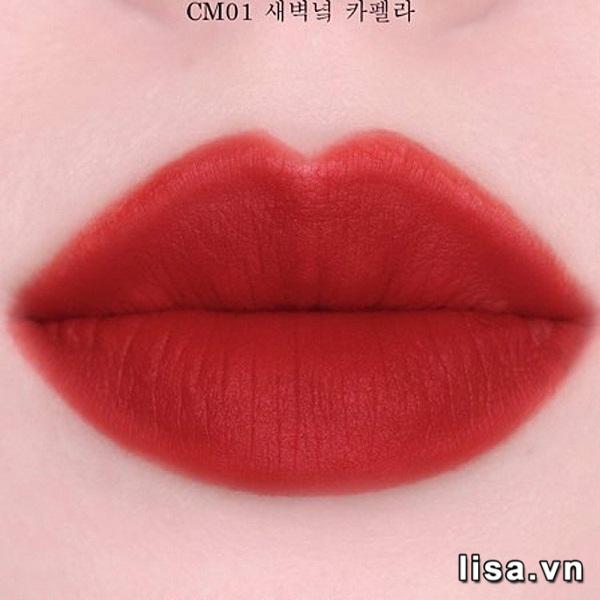 [Hàng có sẵn] Son Kem Lì Black Rouge Cream Matt Rouge Son Kem Black Rouge Đen CM01 CM02 CM03 CM04 CM05 CM06 CM07