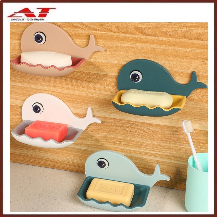 Kệ dán tường cá heo để xà phòng tiện lợi