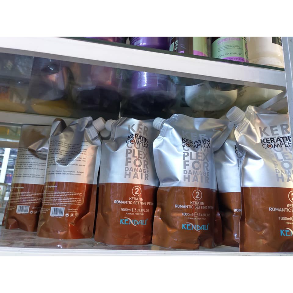 Cặp Thuốc Uốn Nóng ,Ép Duỗi Kendali Mẫu Mới 1000ml x2