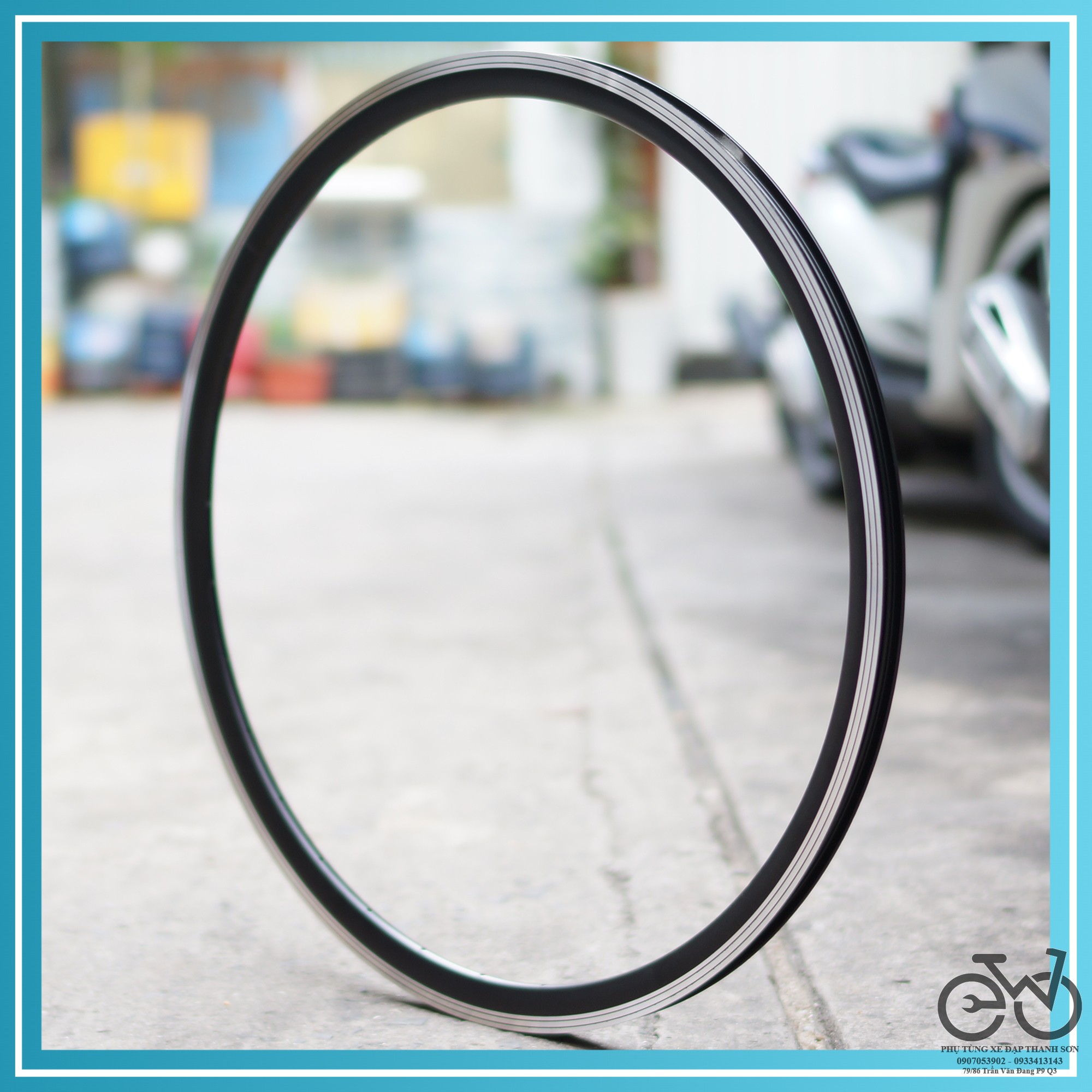 Vành xe đạp fixed gear 700C cao 3cm (1 cái)