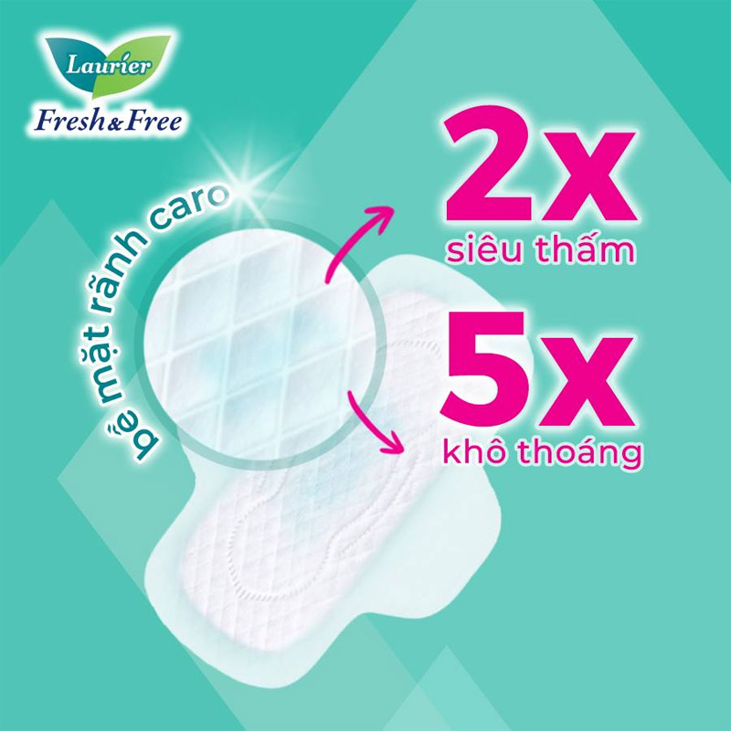 Băng Vệ Sinh Laurier Fresh&Free 22cm Hasaki Sản Phẩm Chính Hãng