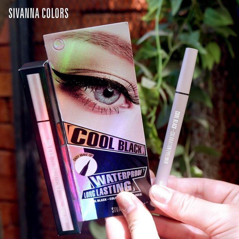 Kẻ bút lông Sivanna chống trôi Cool Black