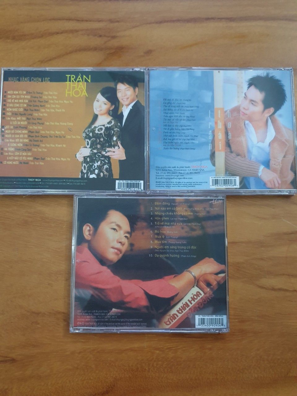 [MDCD] Bộ 3 Đĩa CD Trần Thái Hòa - Những Tình Khúc Chọn Lọc