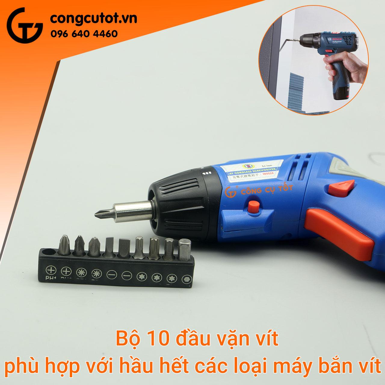 Bộ đầu bắt vít chuôi lục