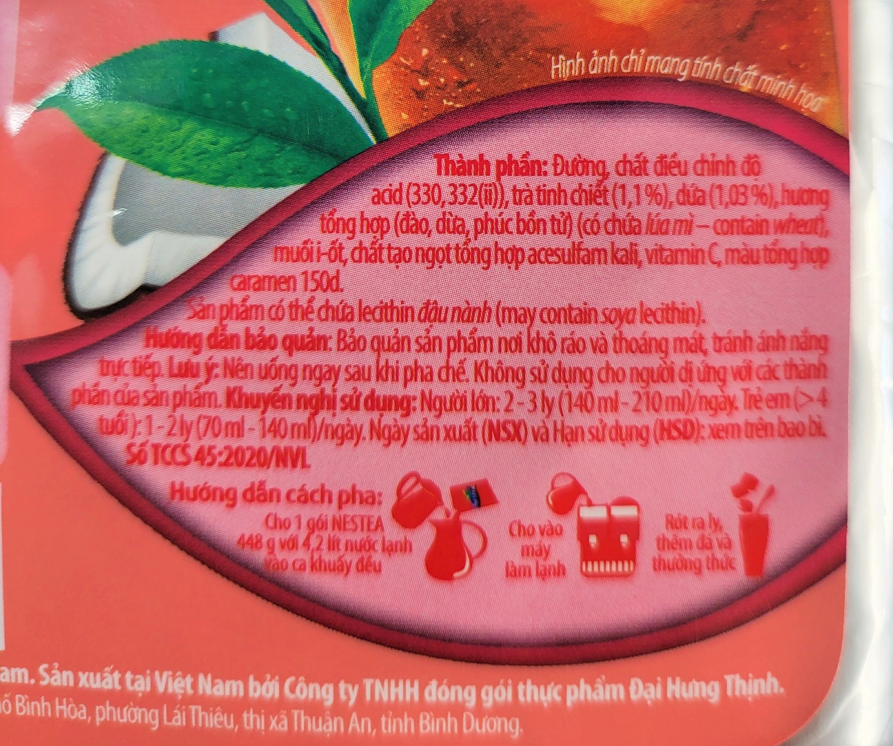 [GÓI LỚN 448g – HOA QUẢ] TRÀ HÒA TAN [VN] NESTEA Fruit Flavor Tea