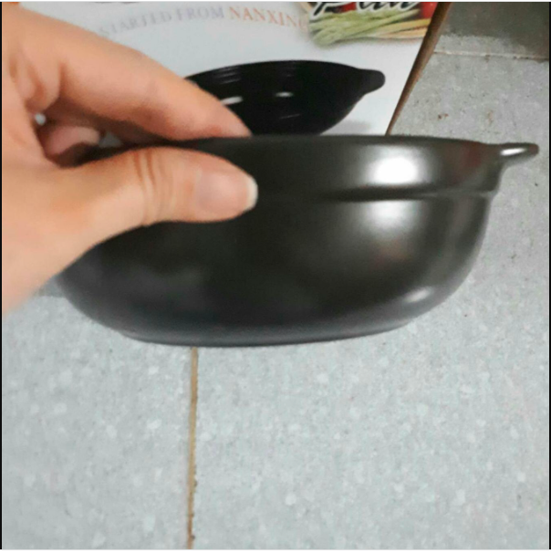 [HCM]Nồi đất tráng men 750ml