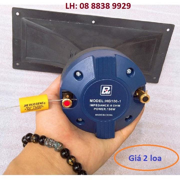 BỘ LOA TREBLE KÈN BM 350 - 2 CỦ KÈN BM CÔN 35 + 2 HỌNG 11X28CM + 2 TỤ