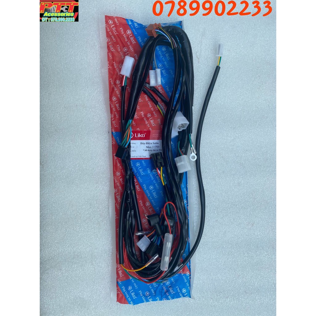 DÂY ĐIỆN SƯỜN XE MAX ( TRUNG QUỐC )