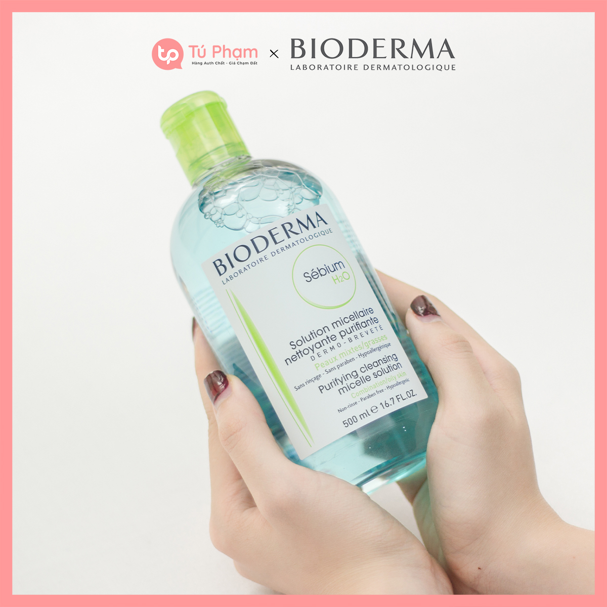 Nước Tẩy Trang Bioderma Sebium H2O Solution Micellaire Xanh Lá