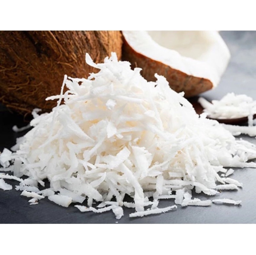 Cơm Dừa Sấy Sợi Loại 1 - dạng sợi