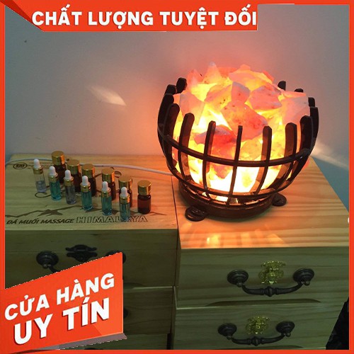 1KG ĐÁ MUỐI HIMALAYA  VIÊN THÔ SIZE 3-7CM