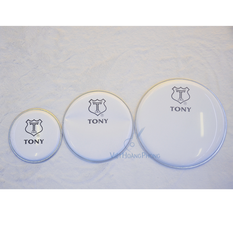 Mặt trống Jazz (màu trắng sữa) thương hiệu TONY - USA - Việt Hoàng Phong