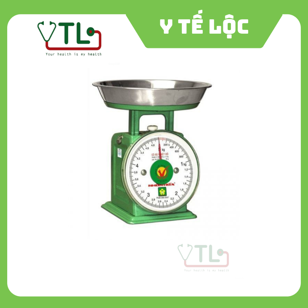 [ ÁP THÊM VOUCHER 10% ĐỂ CÓ GIÁ RẺ HƠN ] Cân Đồng Hồ Nhơn Hòa  5 Kg