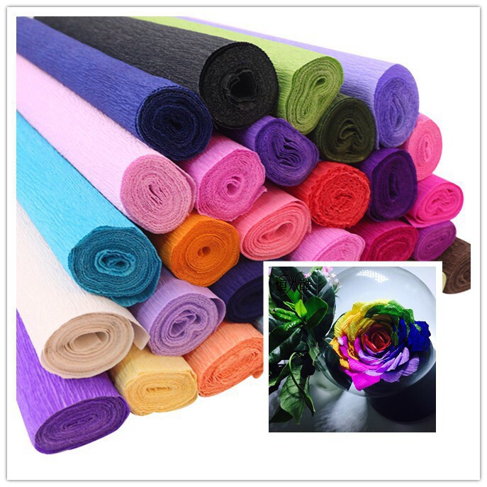 Crepe Paper, Flower Folding Paper 50X250Cm (1 Roll)