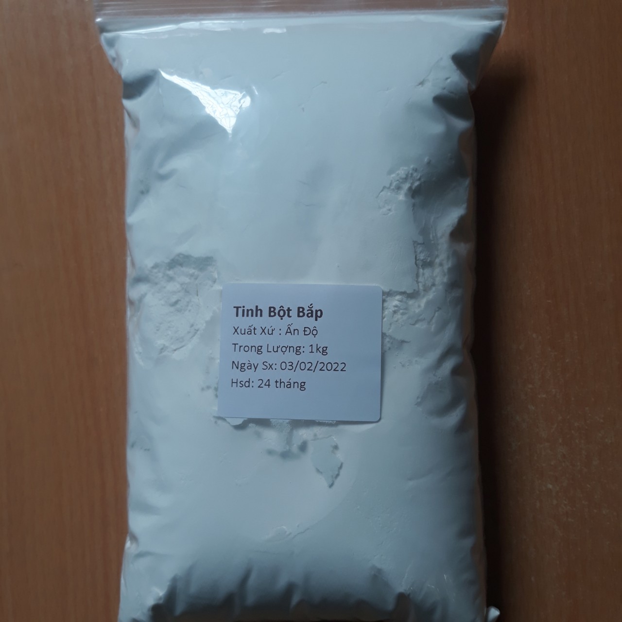 Tinh bột bắp, bột ngô Ấn Độ gói 1kg