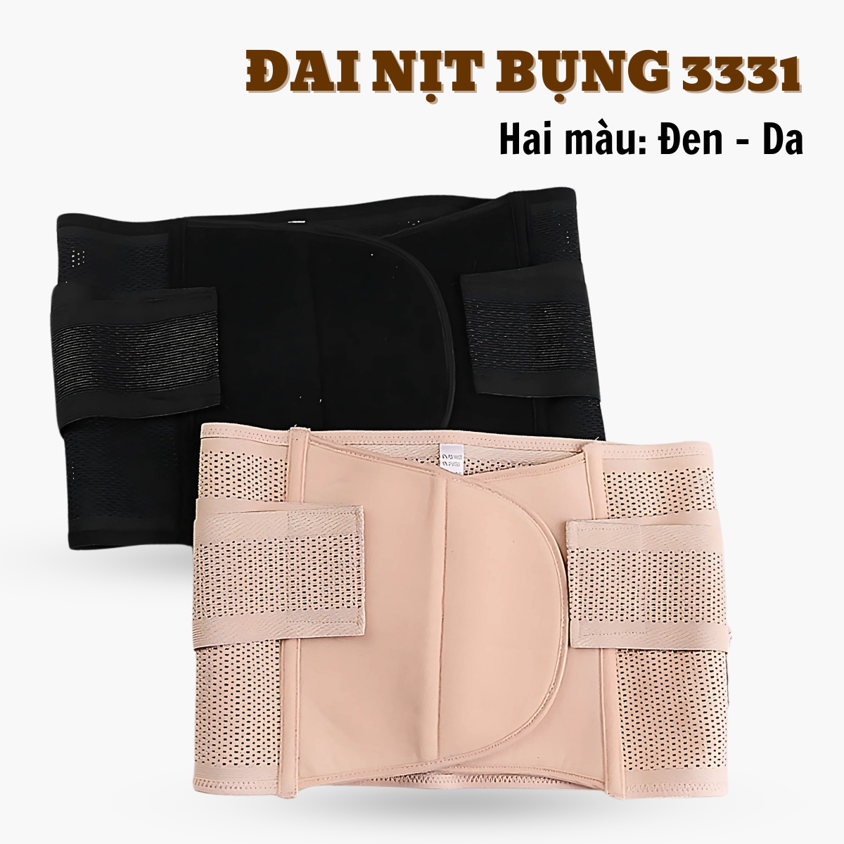 Đai Nịt Bụng Giảm Mỡ Thon Eo Sau Sinh Nịt Bụng Dán Cao Cấp DORIS 3331