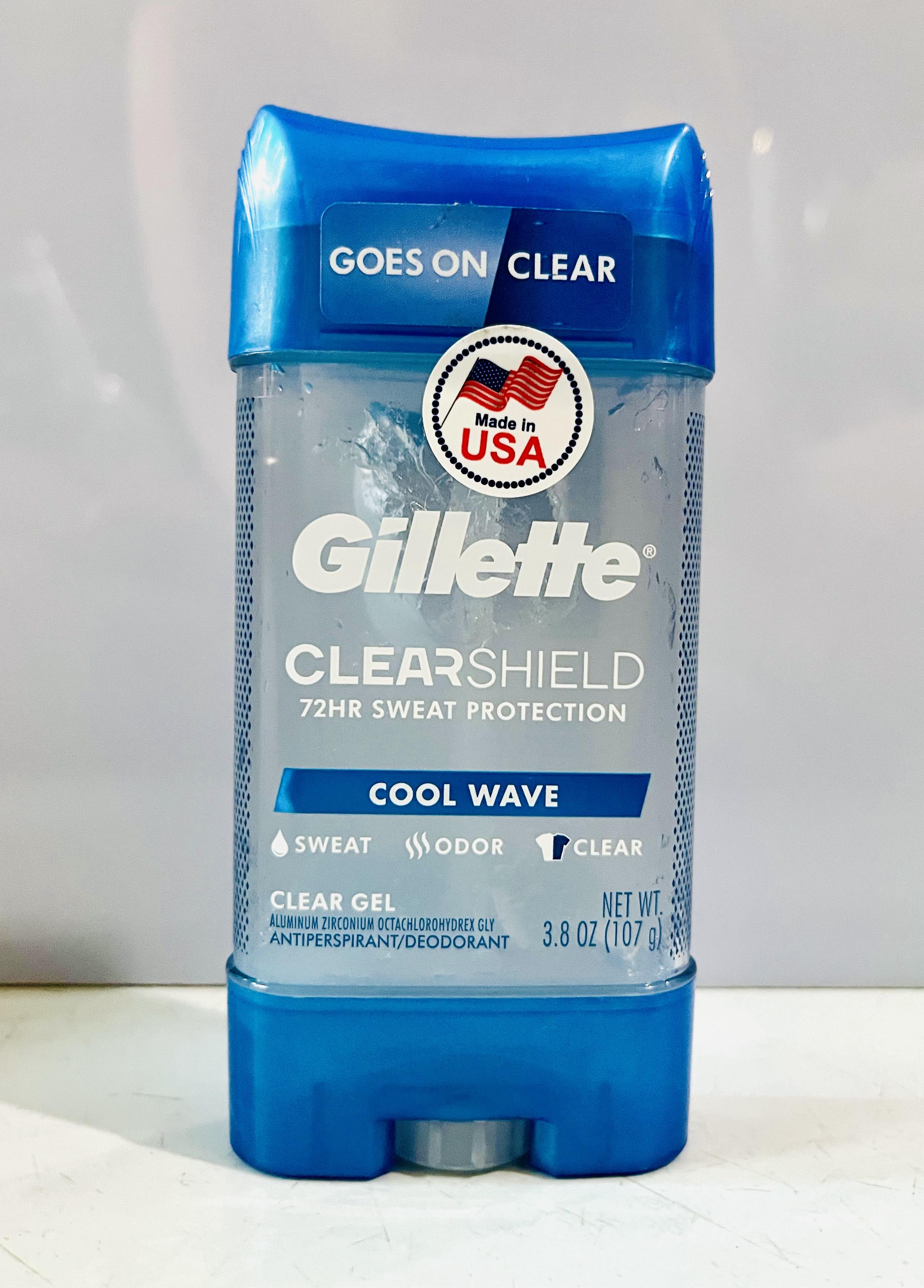Lăn khử mùi Gillette Clear Shield 107g - Mẫu mới có lựa chọn