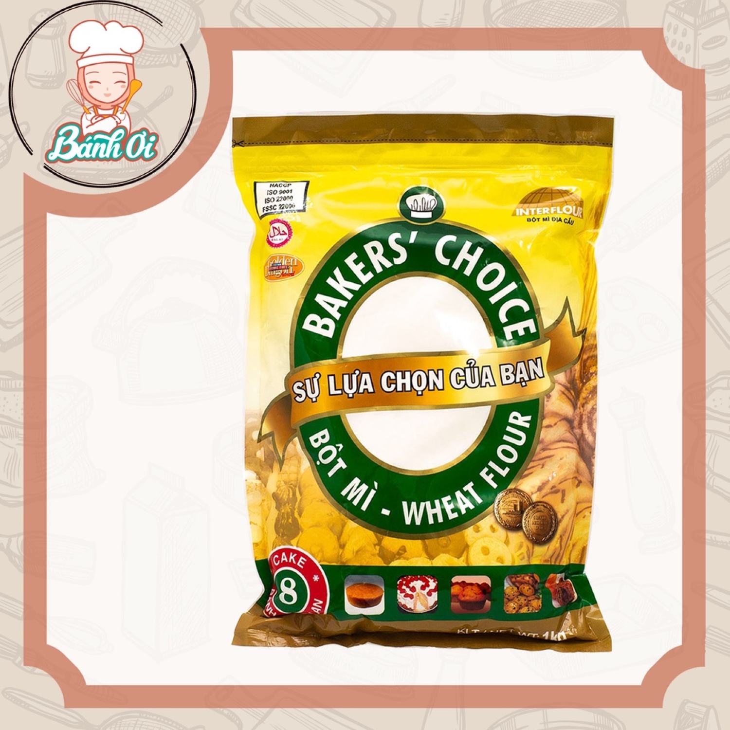 Bột mì Bakers' Choice số 8