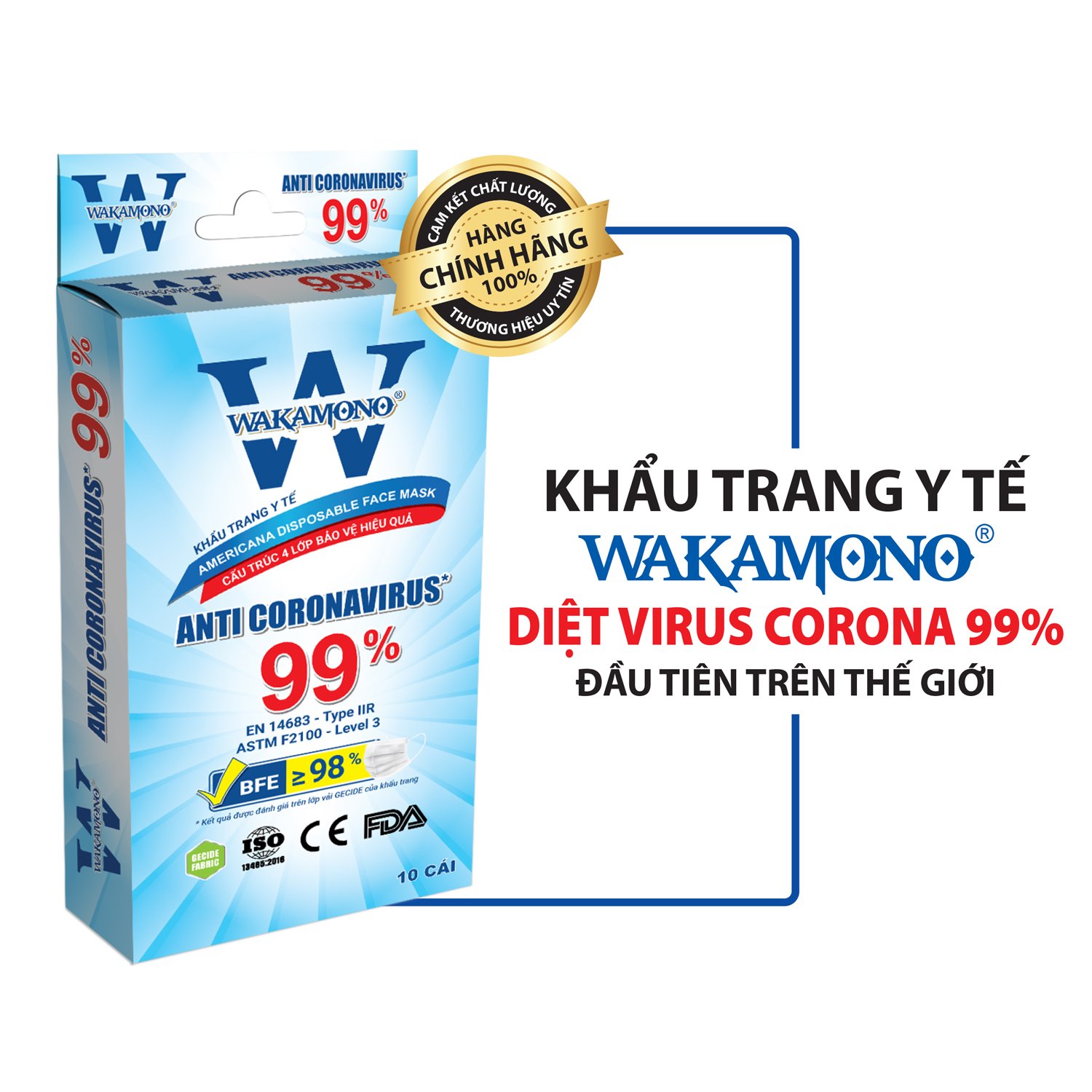 KHẨU TRANG Y TẾ WAKAMONO –