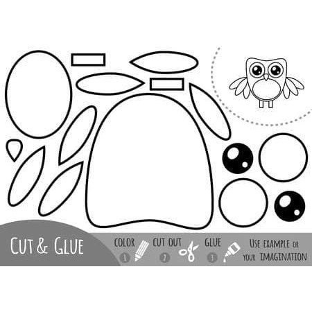 Giấy tô màu và cắt dán - Mẫu 2