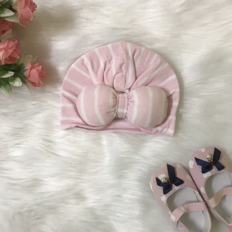 [HCM][Được chọn mẫu] Turban nón cotton cho bé gái