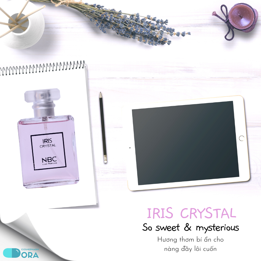 [HCM]Nước hoa nữ Cao cấp Iris Crystal 50ml (Mauve)