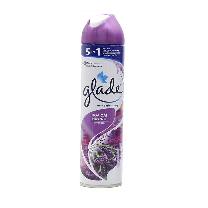 Combo 2 Xịt Thơm Phòng Glade Nature Hương Lavender Bình 280G