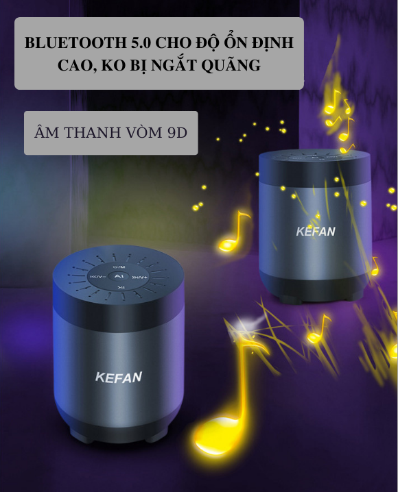 Loa bluetooth Kefan Bản Nâng Cấp Mới Âm Bass Siêu Trầm, Pin Trâu 2000mah, Hỗ Trợ Mọi Dòng Máy, Tích Hợp Khe Cắm Thẻ Nhớ, Loa Bluetooth Mini Pin Trâu, loa bluetooth karaoke, loa bluetooth mini, loa không dây