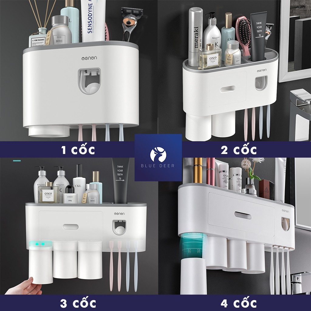 BÁO GIÁ Kệ Để Bàn Chải Và Kem Đánh Răng | Shopee Lazada Sendo Tiki mới nhất 42 HOT SALE Kệ Để Đồ Phòng Tắm - Nhả Kem Đánh Răng Tự Động - Treo Bàn Chải Và Cốc Đánh Răng Tiện Lợi – BLUE DEER