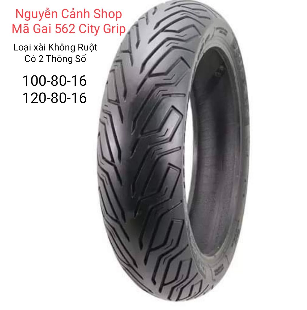 Vỏ Camel City Grip xe SH.VN 100-120-80-16 in Không Ruột, cam kết đúng sản phẩm
