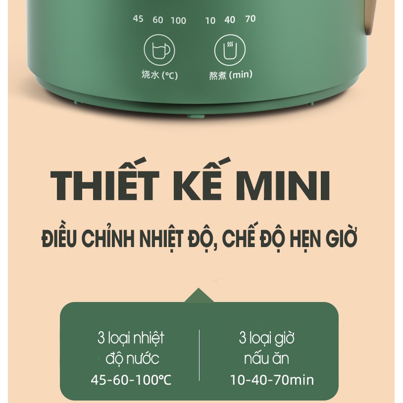 Cốc Điện Mini Đa Năng Nâng Cấp Mokkom (Có Lọc)