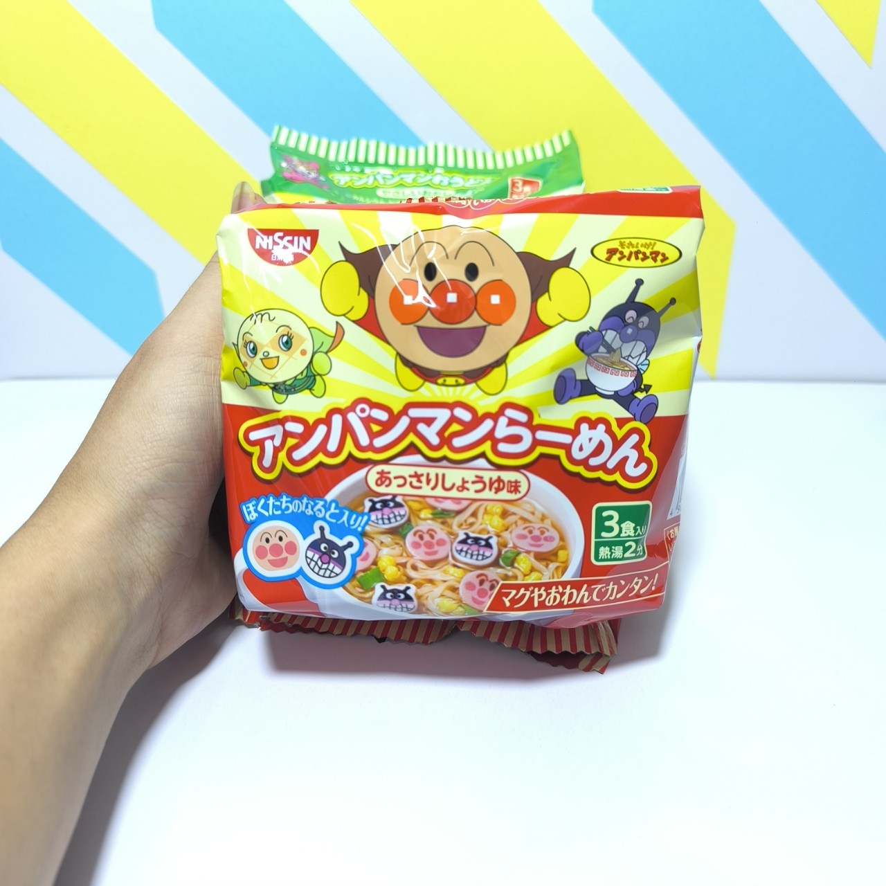 Mì chú hề Anpaman Nissin cho bé 3 gói nhỏ 30g
