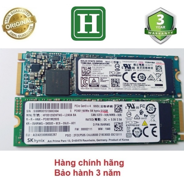 Bảng giá [HCM]Ổ cứng SSD M2 PCIe NVMe 512GB 256GB hàng chính hãng bảo hành 36 tháng Phong Vũ