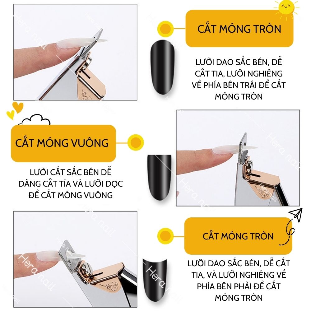 Kìm cắt móng giả inox