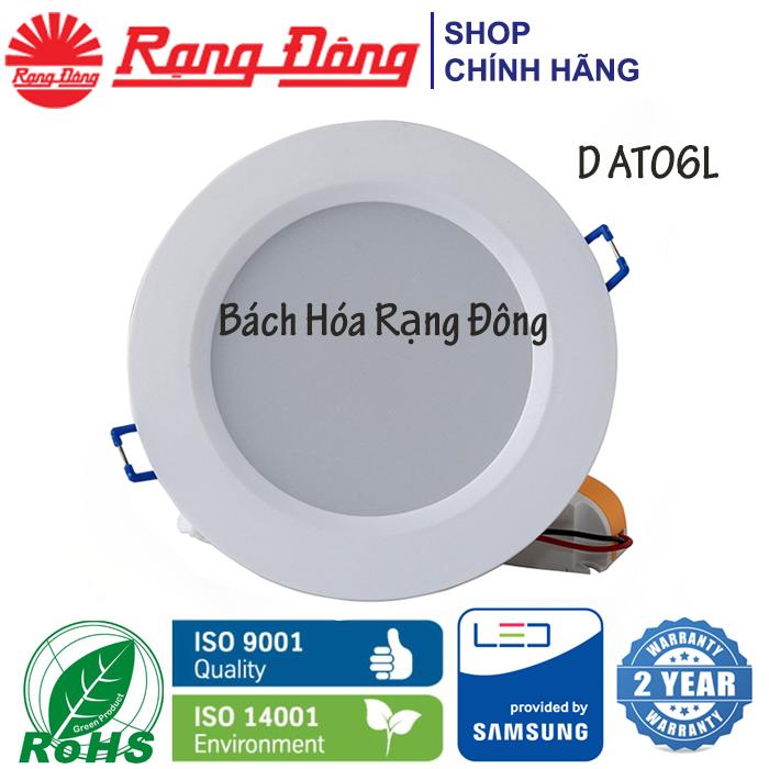 Bộ 6 Đèn LED âm trần Rạng Đông 3W Փ76,