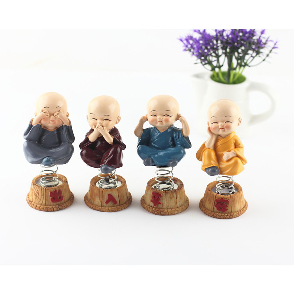 Bộ 4 tượng tứ không lò xo