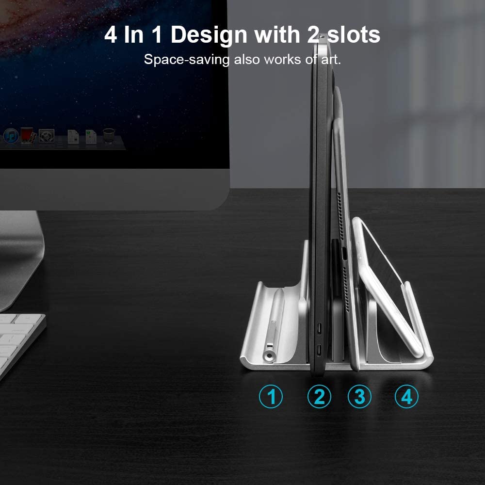IT Smart - Giá giữ Macbook Dual Office Aluminum