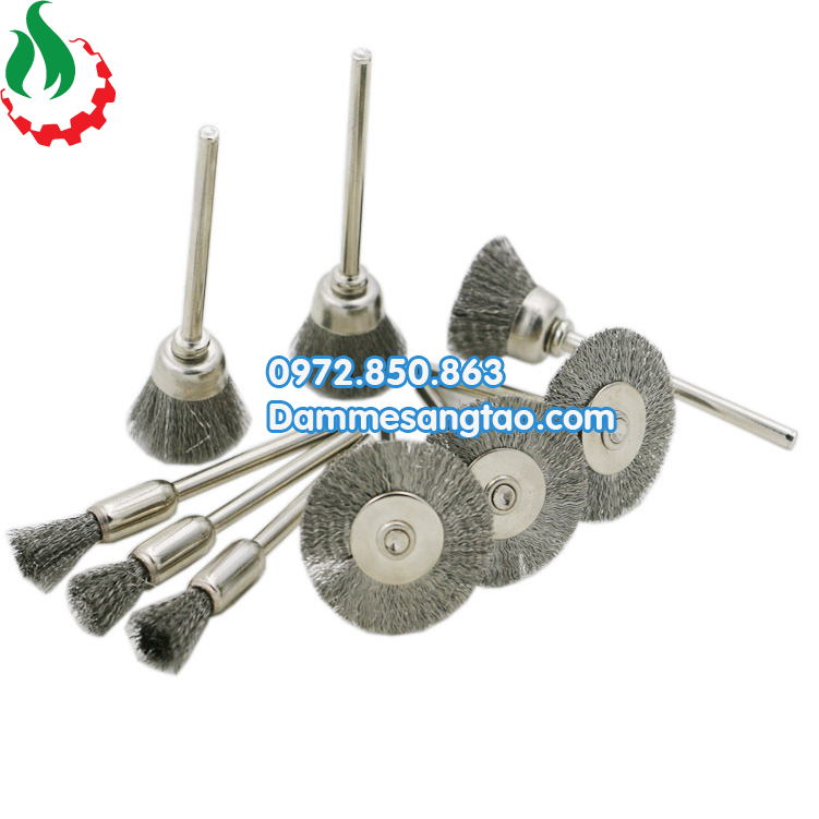 Chổi đánh rỉ sét trục 3mm - (5k/1 chổi)