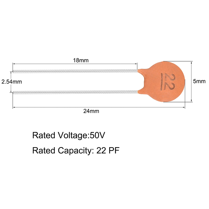 Tụ Gốm Đỏ 50V Các Loại (Túi 10 Con)