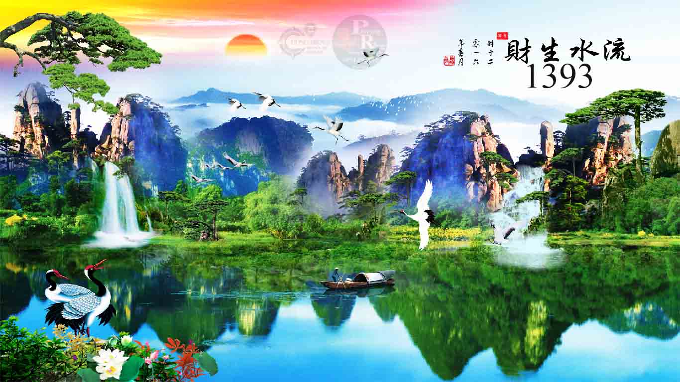 tranh 3d bể cá-1393