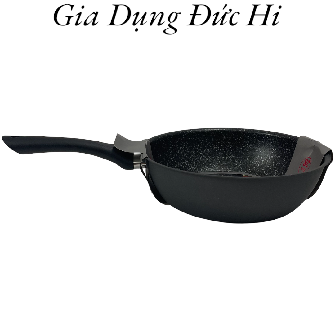 Chảo Sâu Vân Đá Ramos Đủ Size 22cm 24cm 26cm 28cm