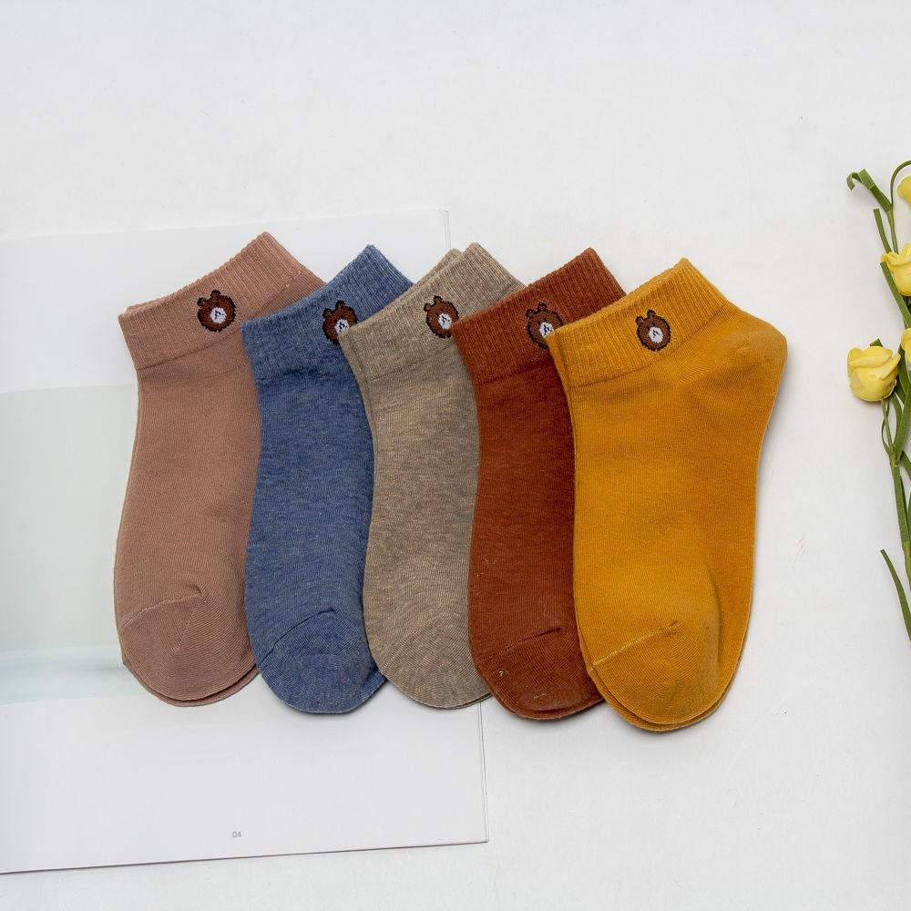 Set 10 đôi tất gấu Brown siêu hót (kèm túi gấu)-TG20