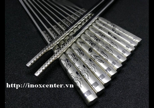 Set 5 đôi đũa Hàn Quốc inox 304