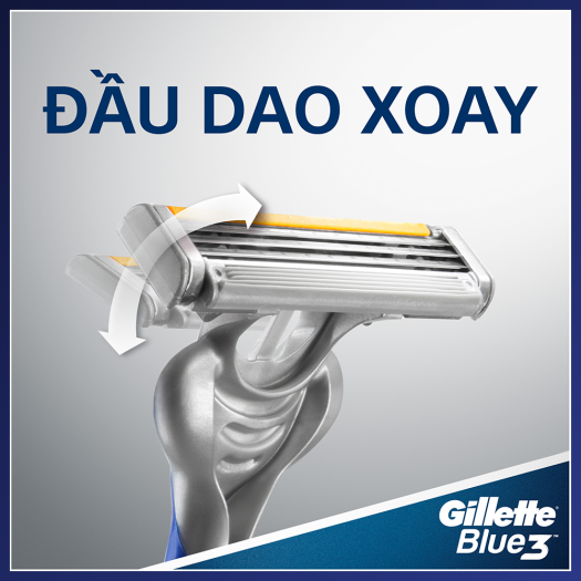 Dao Cạo Râu GILLETTE Blue 3 Comfort (4 Cây)