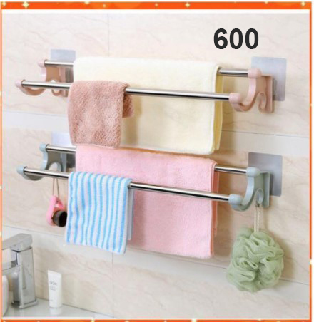 Giá treo khăn đa năng 2 tầng (LOẠI DÁN)