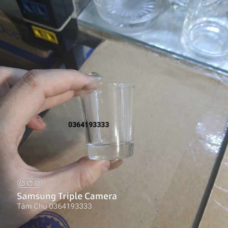 Ly rượu thủy tinh Ly mắt trâu giá sỉ